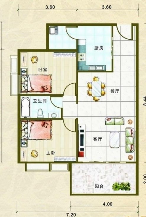 昌茂中潤溫泉水城]定安昌茂中潤溫泉水城兩房兩廳75平65萬