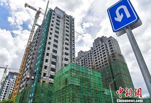 資料圖。 在建的樓盤。<a target='_blank' href='http://www.chinanews.com/'>中新社</a>記者 駱云飛 攝