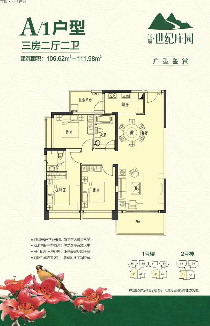 寶瑞·世紀(jì)莊園寶瑞·世紀(jì)莊園A1戶(hù)型圖