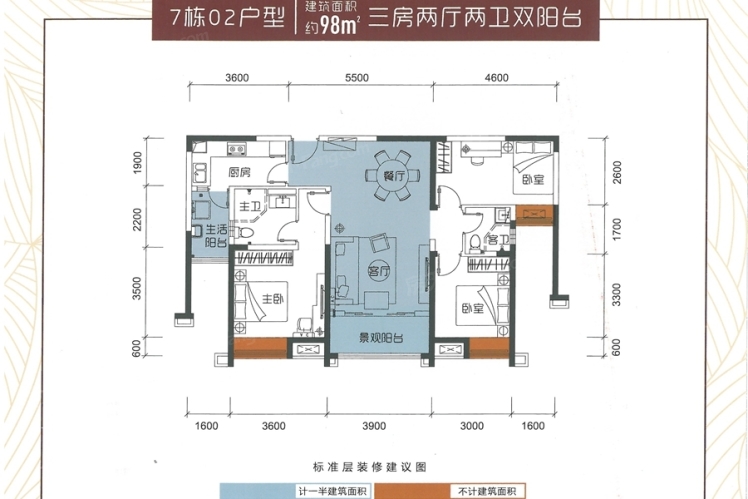 家和城7棟02戶型98 ㎡